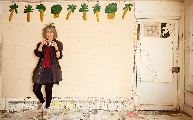 Rose Wylie Aero Girl has new brush with fame as artist to the stars