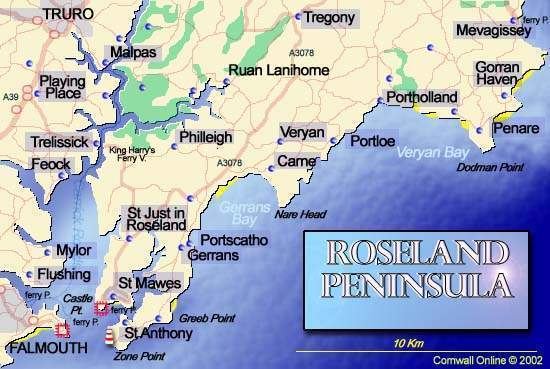Roseland Peninsula Roseland Peninsula Cornwall Online