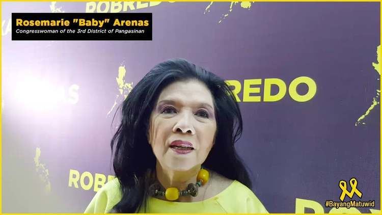 Rosemarie Arenas Congresswoman Rosemarie Baby Arenas for RoxasRobredo on Vimeo
