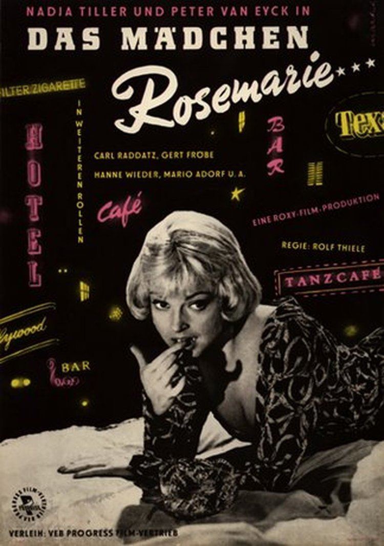 Rosemary (film) Das Mdchen Rosemarie DVD oder Bluray leihen VIDEOBUSTERde