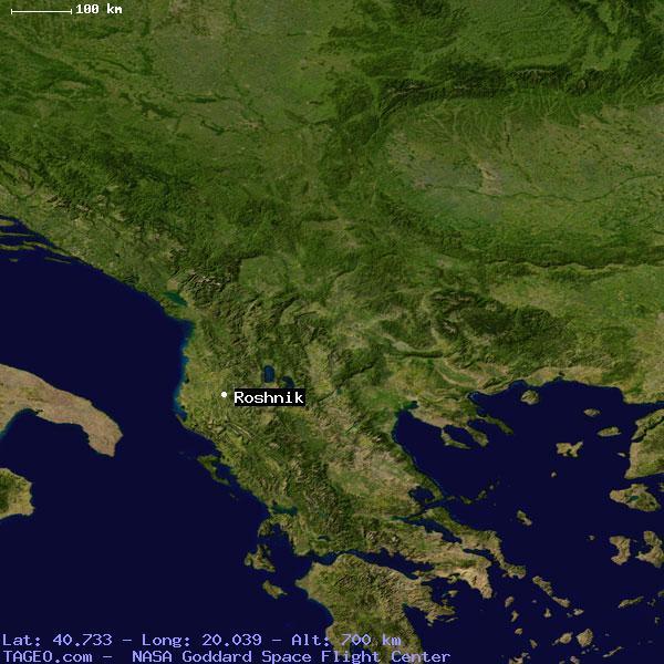 Roshnik ROSHNIK BERAT ALBANIA Geography Population Map cities coordinates