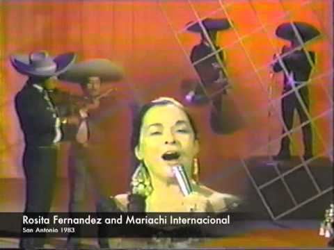 Rosita Fernández Rosita Fernandez and Mariachi Internacional San Antonio 1983 YouTube