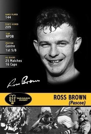 Ross Brown (rugby union) Ross Brown Taranaki Rugby