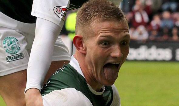 Ross Caldwell Hibee39s jibe at Hearts as Ross Caldwell nets late winner