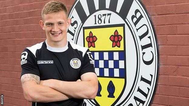 Ross Caldwell BBC Sport St Mirren Ross Caldwell signs deal after