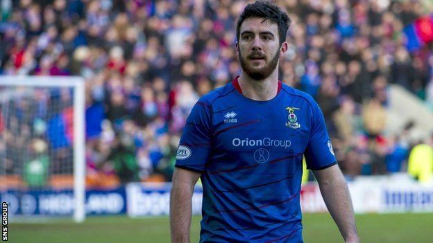 Ross Draper BBC Sport Ross Draper extends stay with Inverness