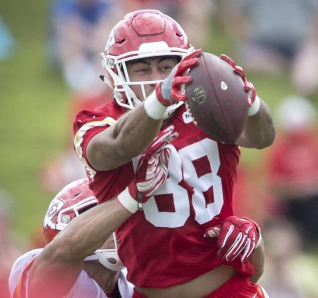 Ross Travis Physicality of pads looms for impressive young Chiefs tight end Ross