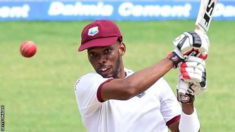 Roston Chase Roston Chase century earns West Indies draw against India BBC Sport