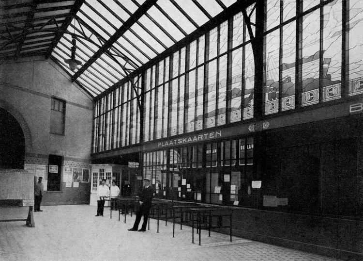 Rotterdam Hofplein railway station Art Nouveau decorations of the lost Rotterdam Hofplein railway