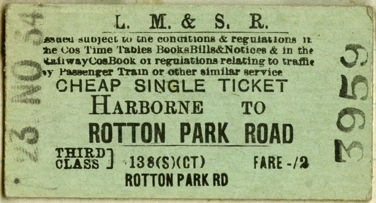 Rotton Park Road railway station