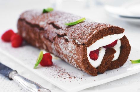 Roulade Red berry meringue roulade Tesco Real Food