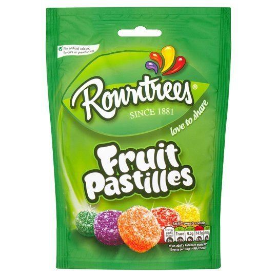 Rowntree's Fruit Pastilles Rowntrees Fruit Pastilles Pouch Bag 150G Groceries Tesco Groceries