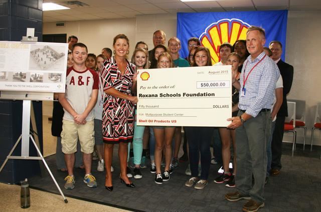 Roxana High School Roxana Schools Foundation receives 50000 grant from Shell to