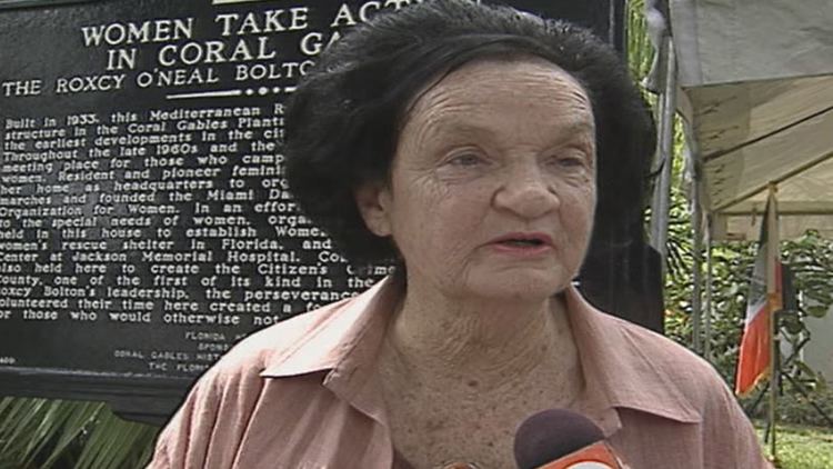 Roxcy Bolton Roxcy Bolton womens rights crusader dies at Coral Gables home