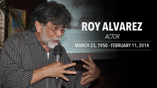Roy Alvarez Character actor Roy Alvarez 63 dies