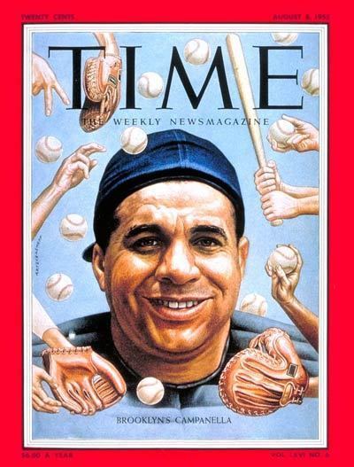 Roy Campanella TIME Magazine Cover Roy Campanella Aug 8 1955