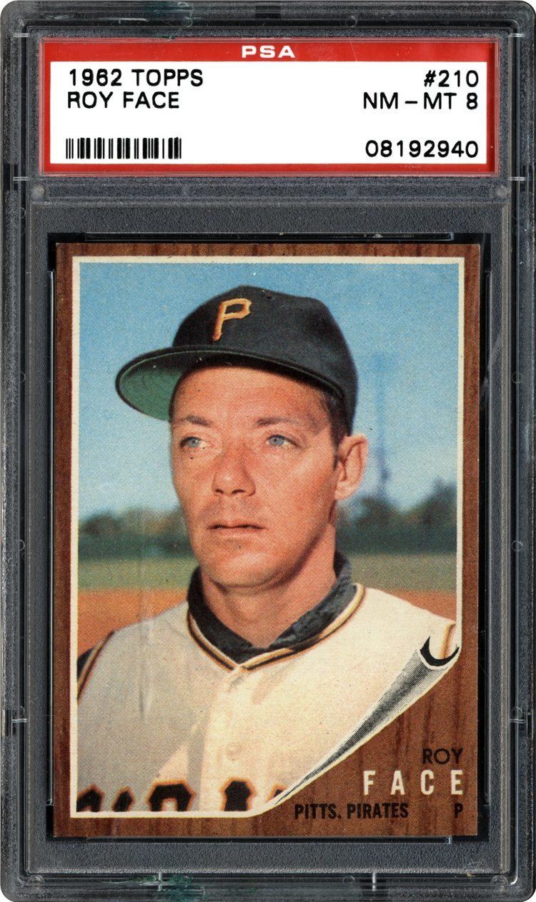 Roy Face 1962 Topps Roy Face PSA CardFacts