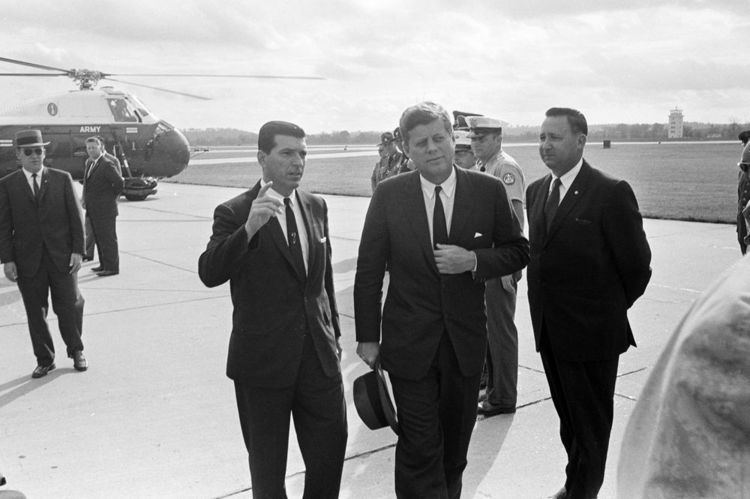 Roy Kellerman STM14261 President John F Kennedy Arrives at Fort