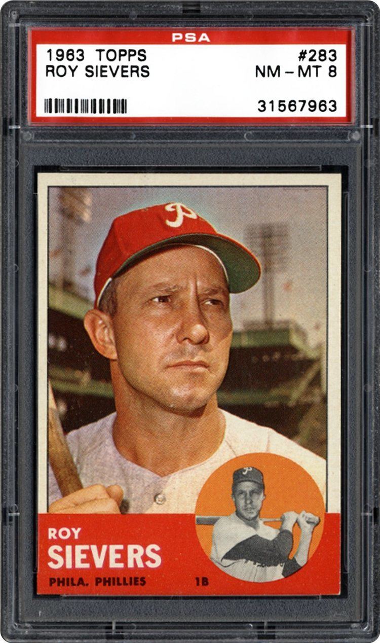 Roy Sievers 1963 Topps Roy Sievers PSA CardFacts