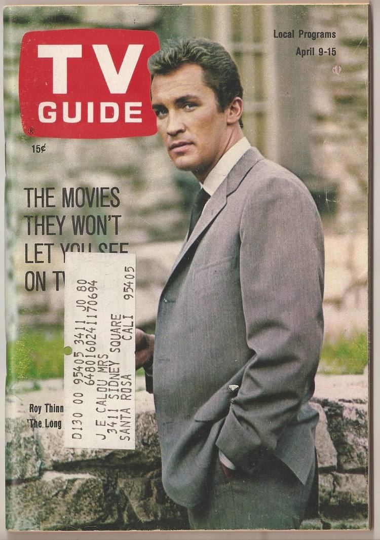 Roy Thinnes Roy Thinnes on the cover of TV Guide Aug 9 1967 do you
