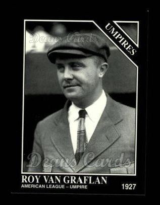 Roy Van Graflan Amazoncom 1994 Conlon 1194 Umpires Roy Van Graflan Baseball