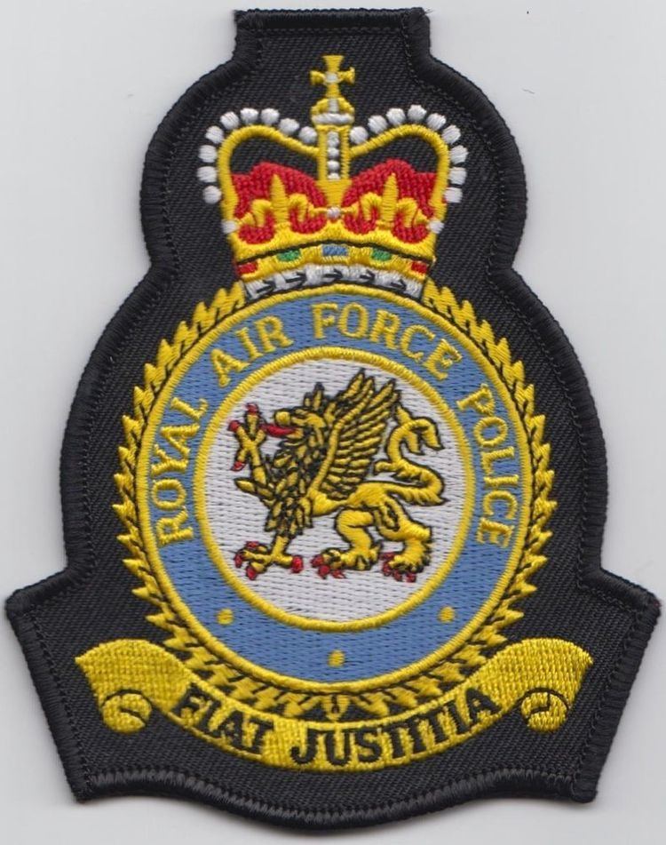 Royal Air Force Police RAF Military Police Royal Air Force Embroidered Crest Badge Patch