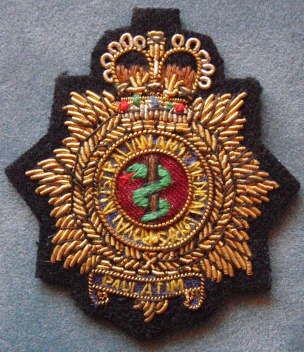 Royal Australian Army Medical Corps Royal Australian Army Medical Corps Bullion Beret Badge Royal