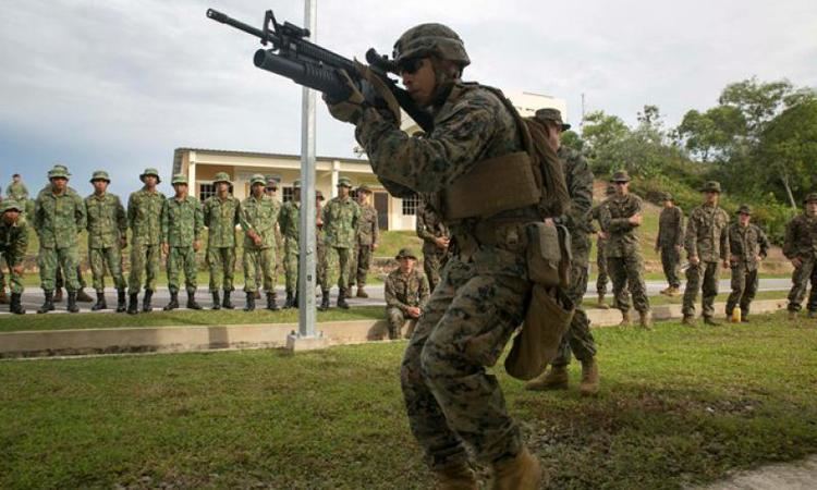 Royal Brunei Land Forces Royal Brunei Land Force US Marines train for MOUT Stripes Okinawa