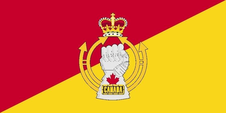 Royal Canadian Armoured Corps Historical Flags of Our Ancestors Canadian Flags