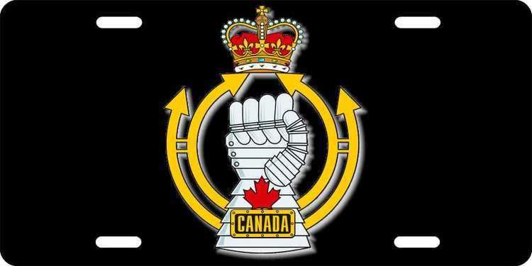 Royal Canadian Armoured Corps Canadian Army License Plates by Miller Concepts