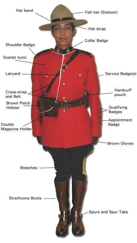 Royal Canadian Mounted Police Uniform of the Royal Canadian Mounted Police Canada Pinterest