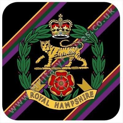 Royal Hampshire Regiment Royal Hampshire Regiment coaster the smart and useful military