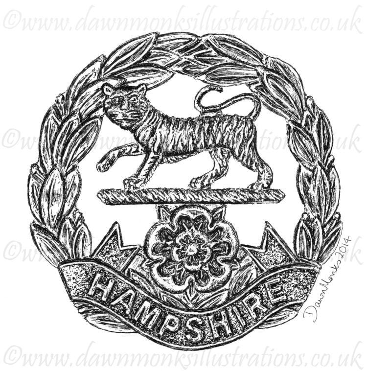 Royal Hampshire Regiment wwwdawnmonksillustrationscoukwpcontentupload