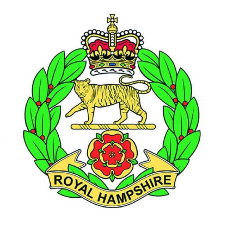 Royal Hampshire Regiment The badge of the PWRR Army Tigers