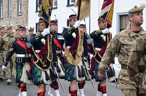 Royal Highland Fusiliers Royal Highland Fusiliers 2 Scots Freedom Parade in Ayr Photographs