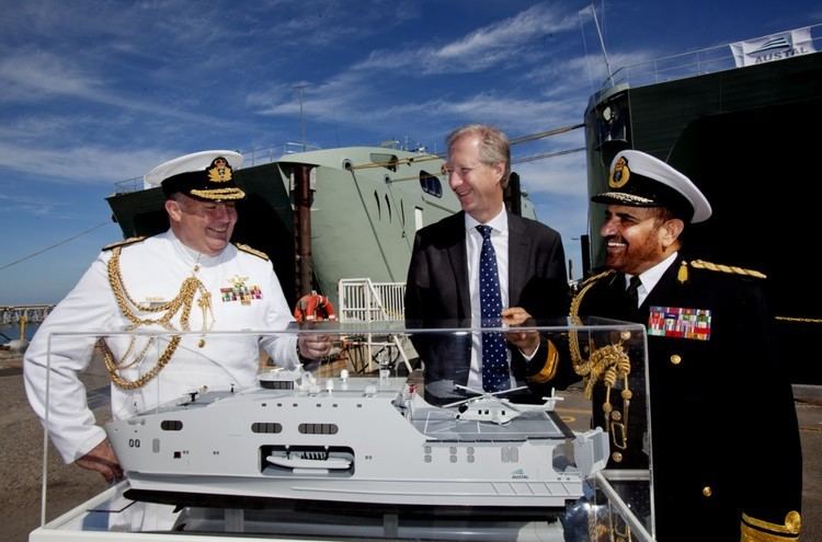 Royal Navy of Oman Austal Hosts Official Naming Ceremony for Royal Navy of Oman High