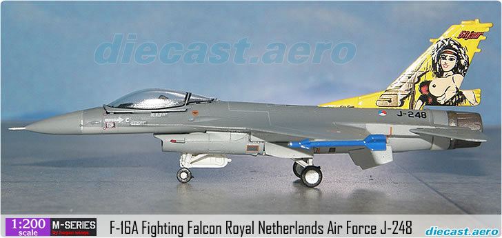 Royal Netherlands Air Force Model Aircraft F16A Fighting Falcon Royal Netherlands Air Force J