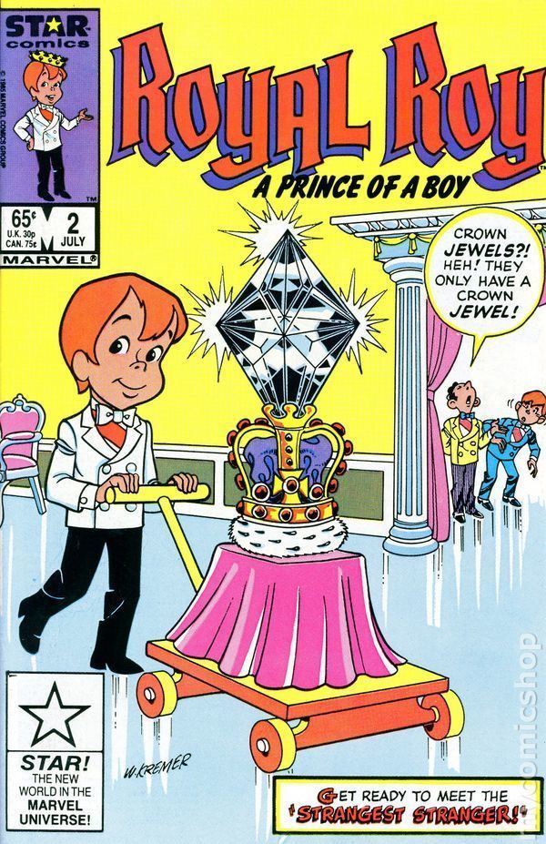 Royal Roy Royal Roy 1985 MarvelStar Comics comic books