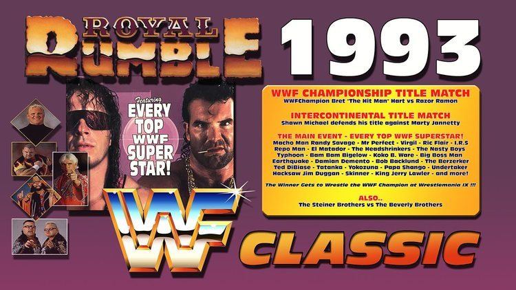Royal Rumble (1993) Royal Rumble 1993 WWF Randy Savage Mr Perfect Virgil Ric