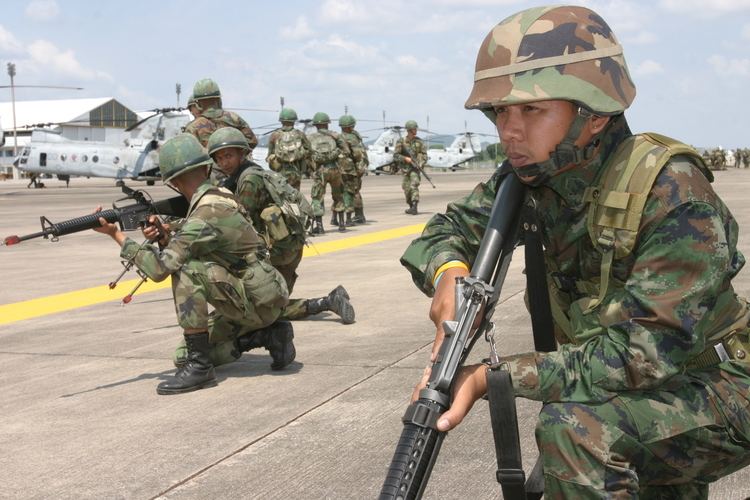 Royal Thai Marine Corps FileThai Marines at UTapao Royal Thai Navy Airfield during Cobra
