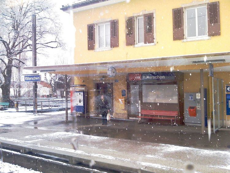 Räterschen railway station