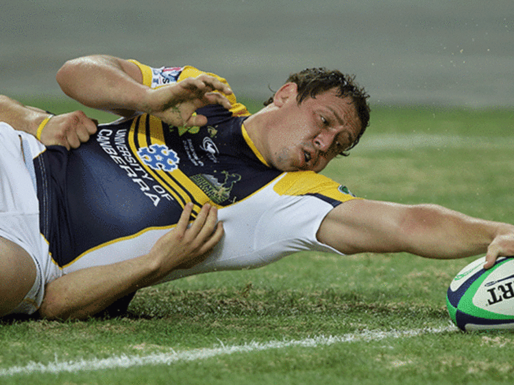 Ruan Smith Rugby365 Saffa brothers in Brumbies scrum