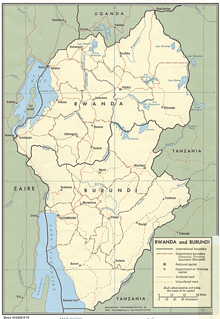 Ruanda-Urundi Big Blue 18401940 RuandaUrundi