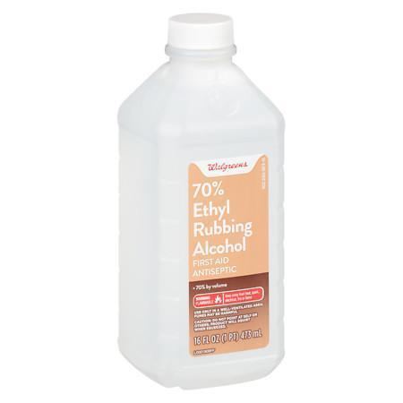 Rubbing alcohol Walgreens Isopropyl Alcohol 91 First Aid Antiseptic Walgreens