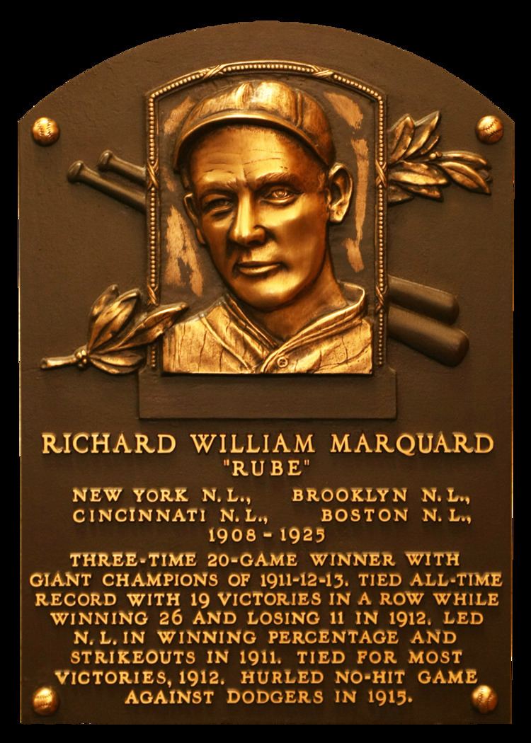 Rube Marquard Marquard Rube Baseball Hall of Fame