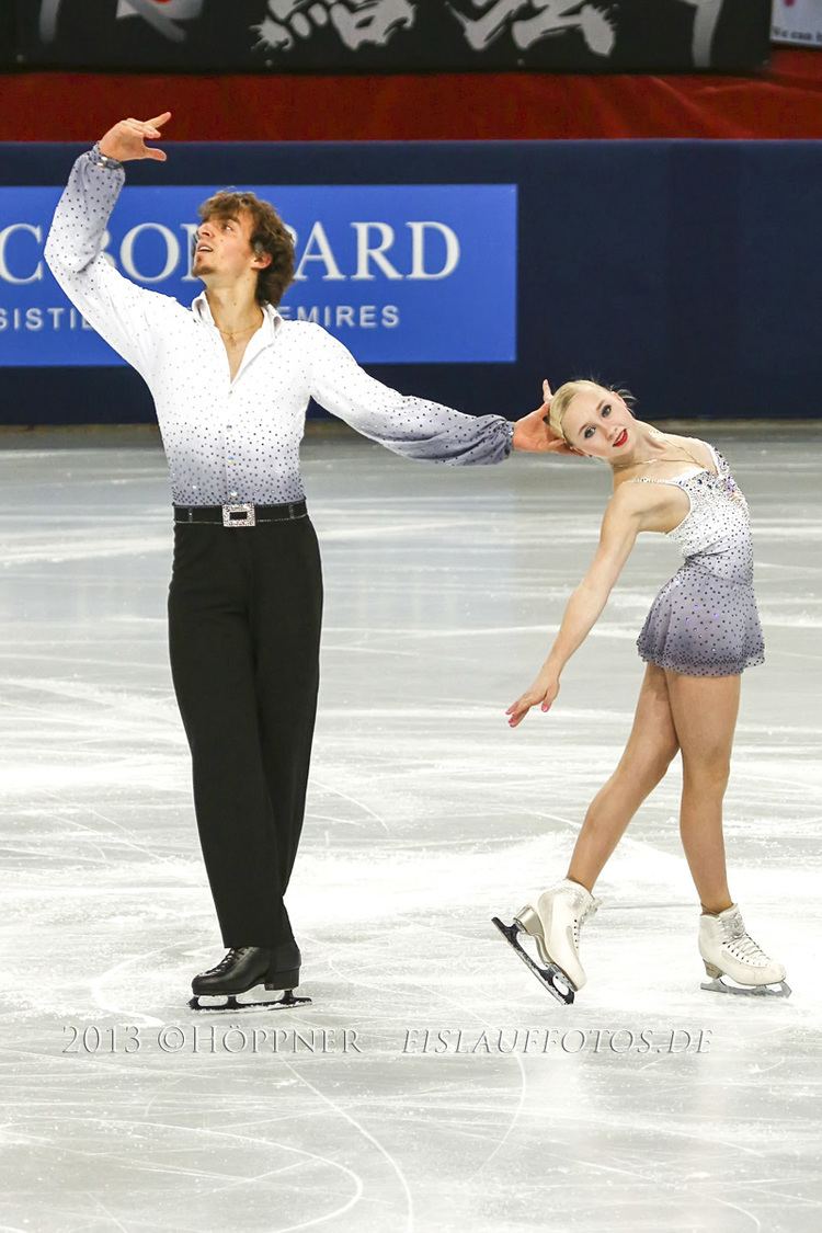 Ruben Blommaert 1 Paarlauf Fanclub ISU GP Trophee Bompard 2013