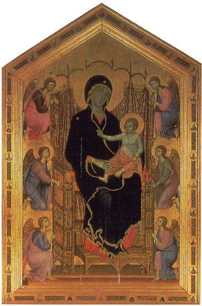 Rucellai Madonna MyStudios Duccio di Buoninsegna Rucellai Madonna