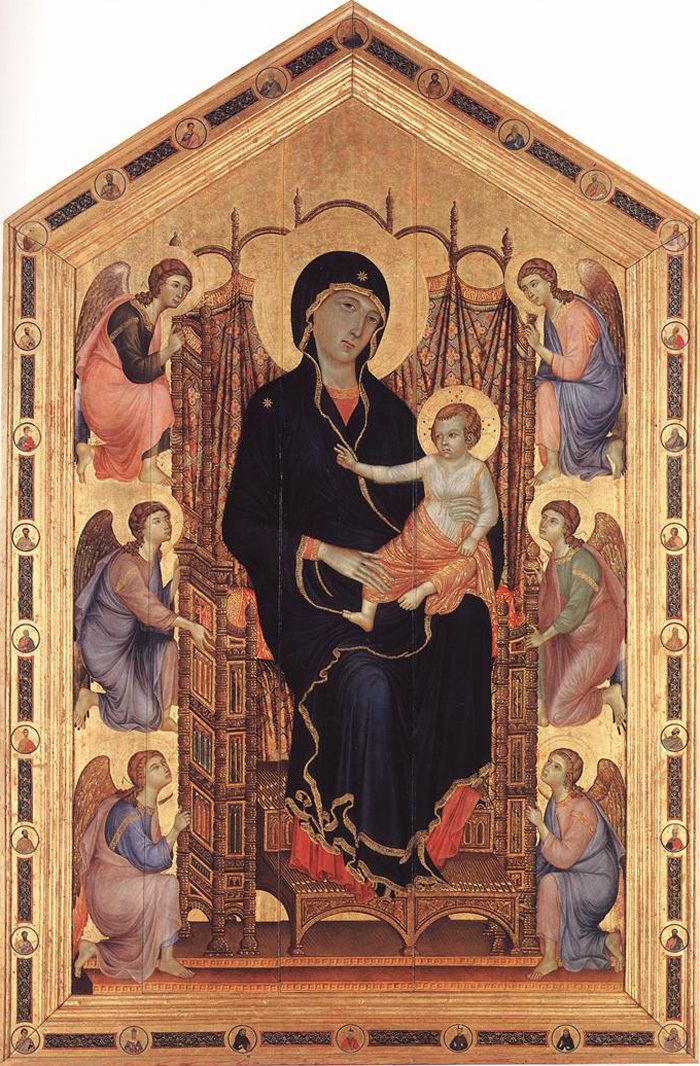 Rucellai Madonna Madonna Rucellai Duccio di Buoninsegna Art in Tuscany Podere