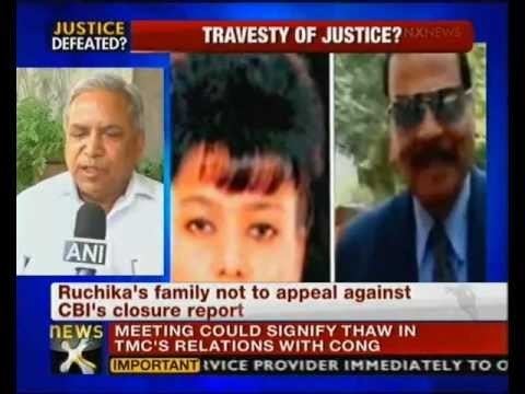 Ruchika Girhotra case Ruchika Girhotra case Family gives up battle against former Haryana