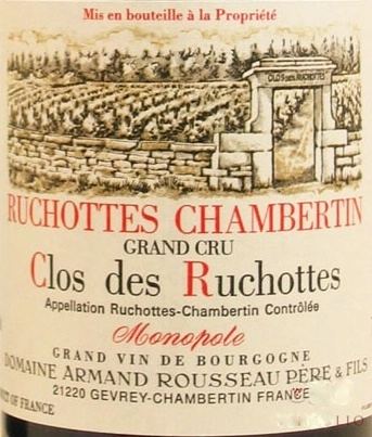 Ruchottes-Chambertin 2009 Domaine Armand Rousseau Pre et Fils RuchottesChambertin Clos